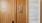 a door with a sign on it